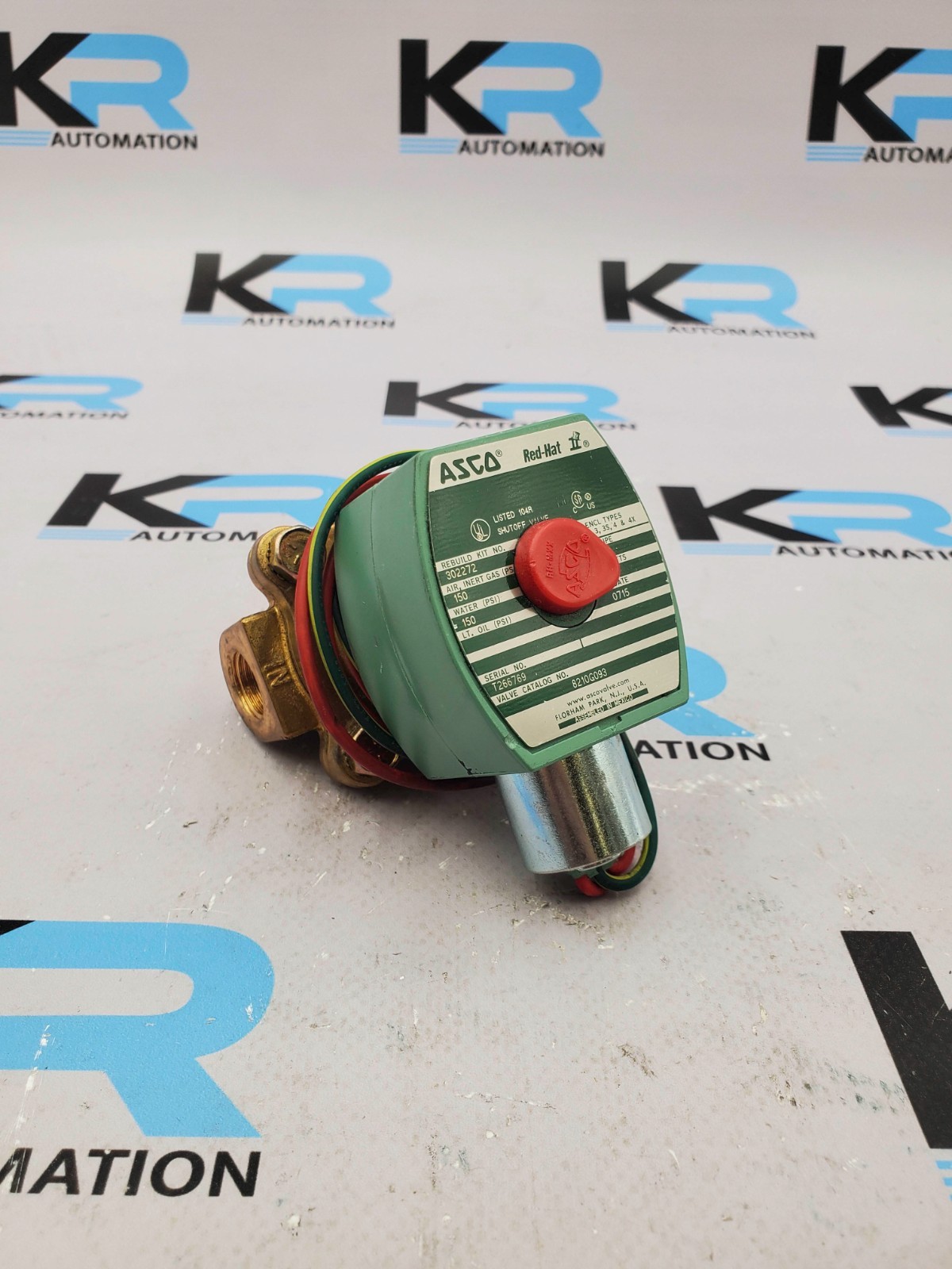 Asco 8210G093 Red Hat II Solenoid Valve