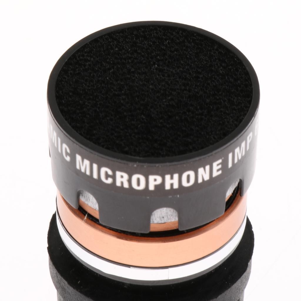 Practical DIY Wired Wireless Micophone MIC Cartridge KTV Accessory Black