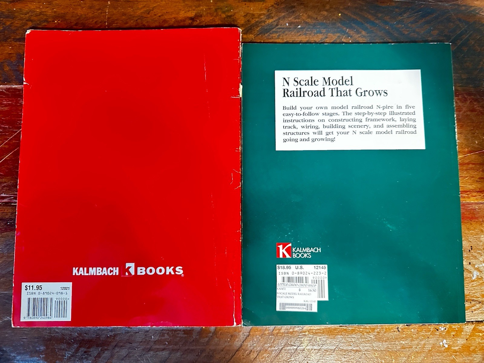 Lot of 2 N Scale Model Railroading Books – Trackwork & Layout Modeling