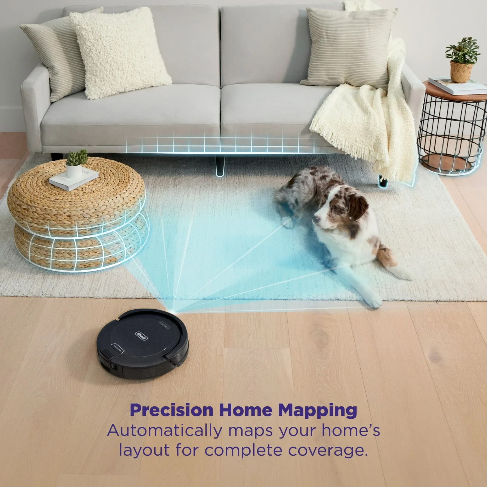 Shark Navigator Robot Vacuum, Carpets & Hardfloors, with SmartPath Navigation an