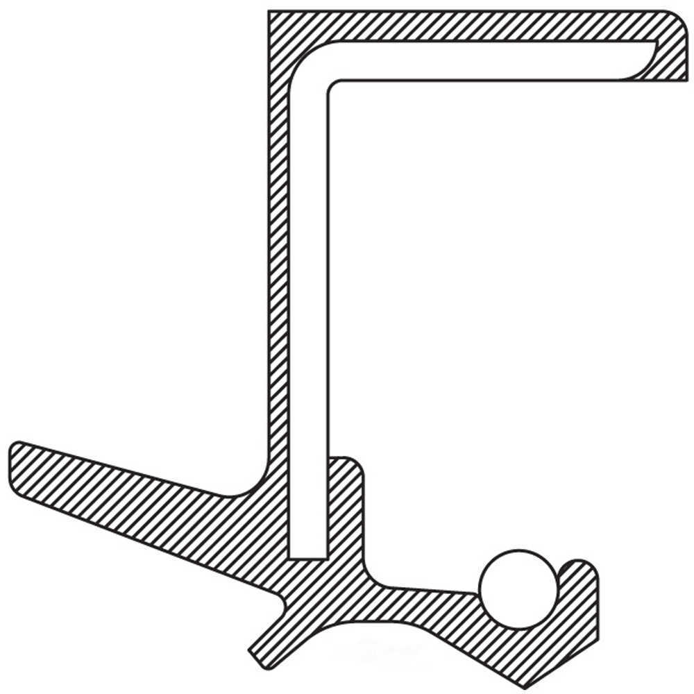 Transfer Case Output Shaft Seal National 710665