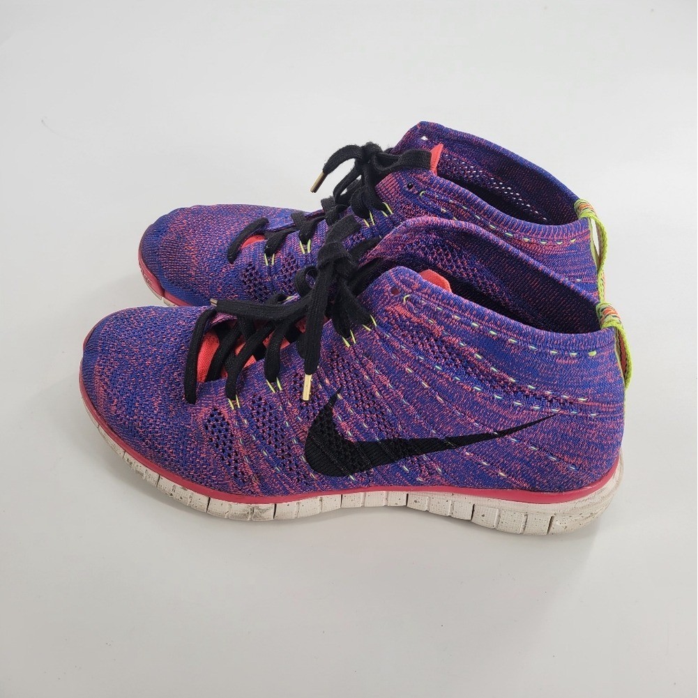 Nike Free Flyknit Chukka Premium QS Game Royal 640652 400 Men's Size 10