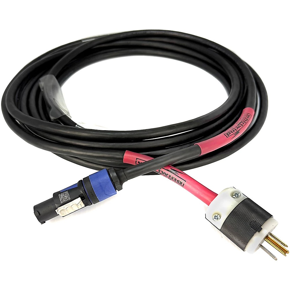 Whirlwind Power Link 12 AWG Powercon 20A to 15A Edison Male 50 ft.