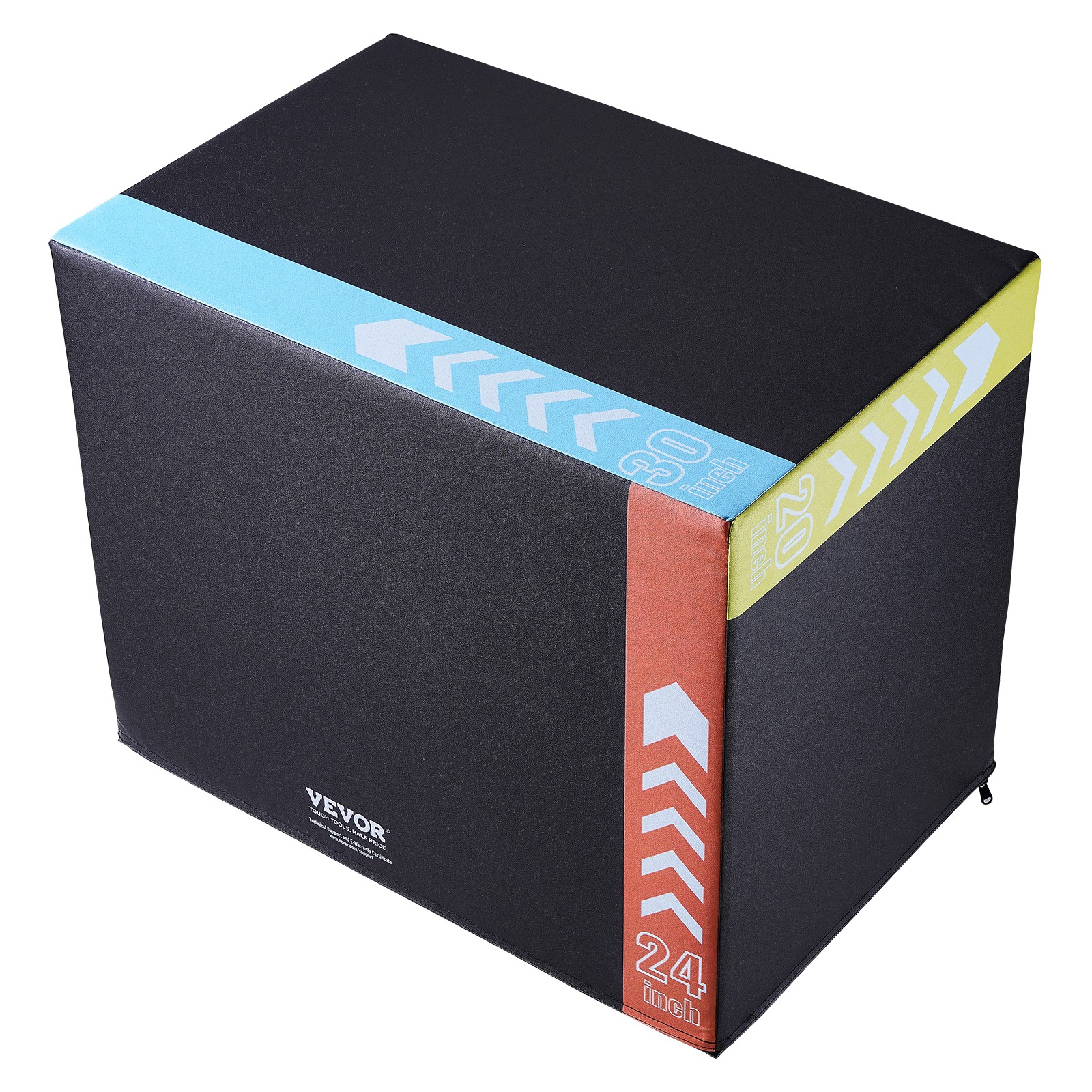 VEVOR 30/24/20 Inch 3 in 1 Plyometric Jump Box Fitness Exercise Plyo Box Foam