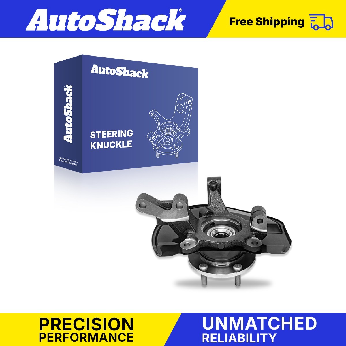 Front Loaded Steering Knuckle for Jeep, Patriot 2007-2017, 4WD FWD L4 2.0L 2.4L