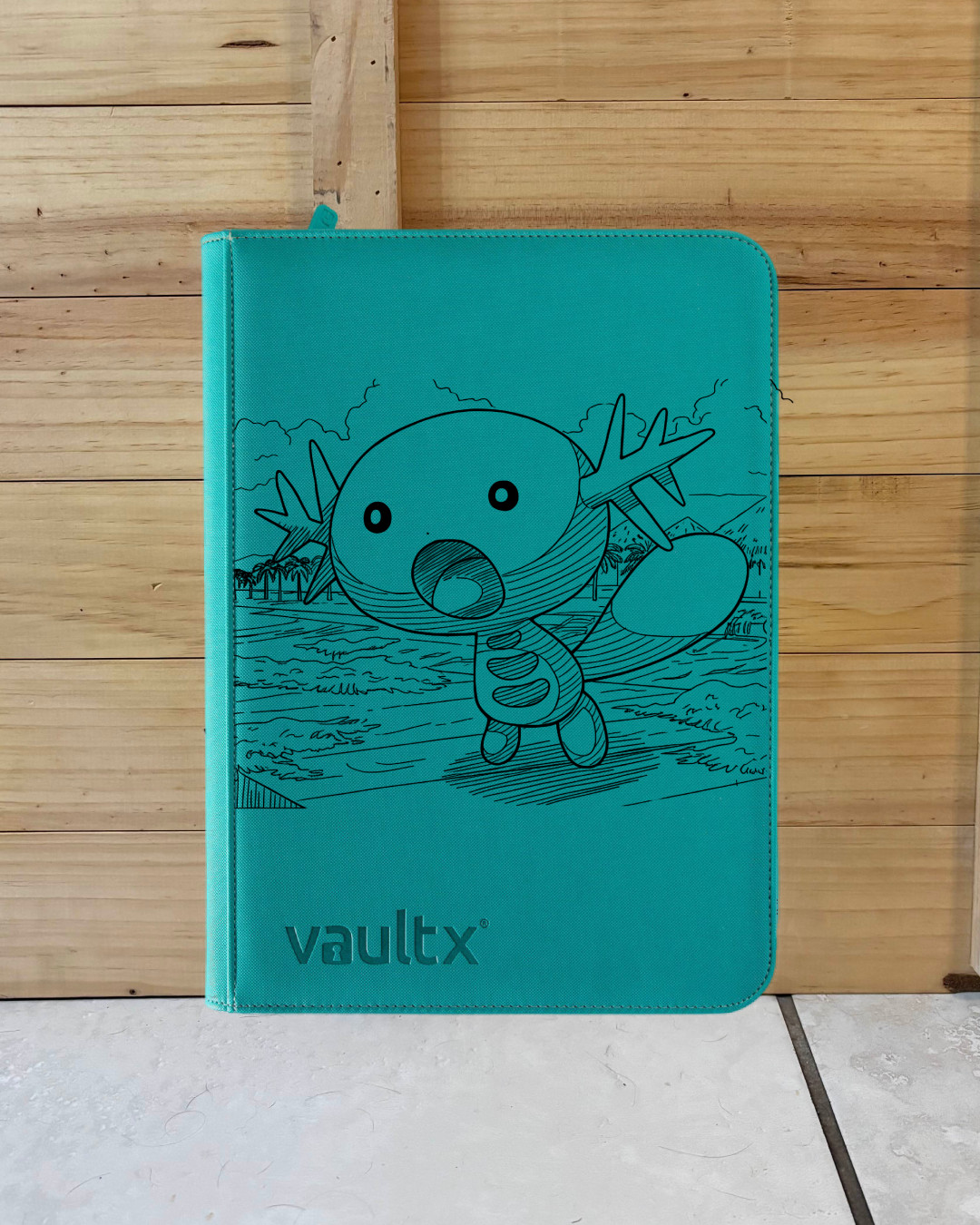 Pokemon Wooper VaultX TCG Binder Laser Engraved  (Made to order)