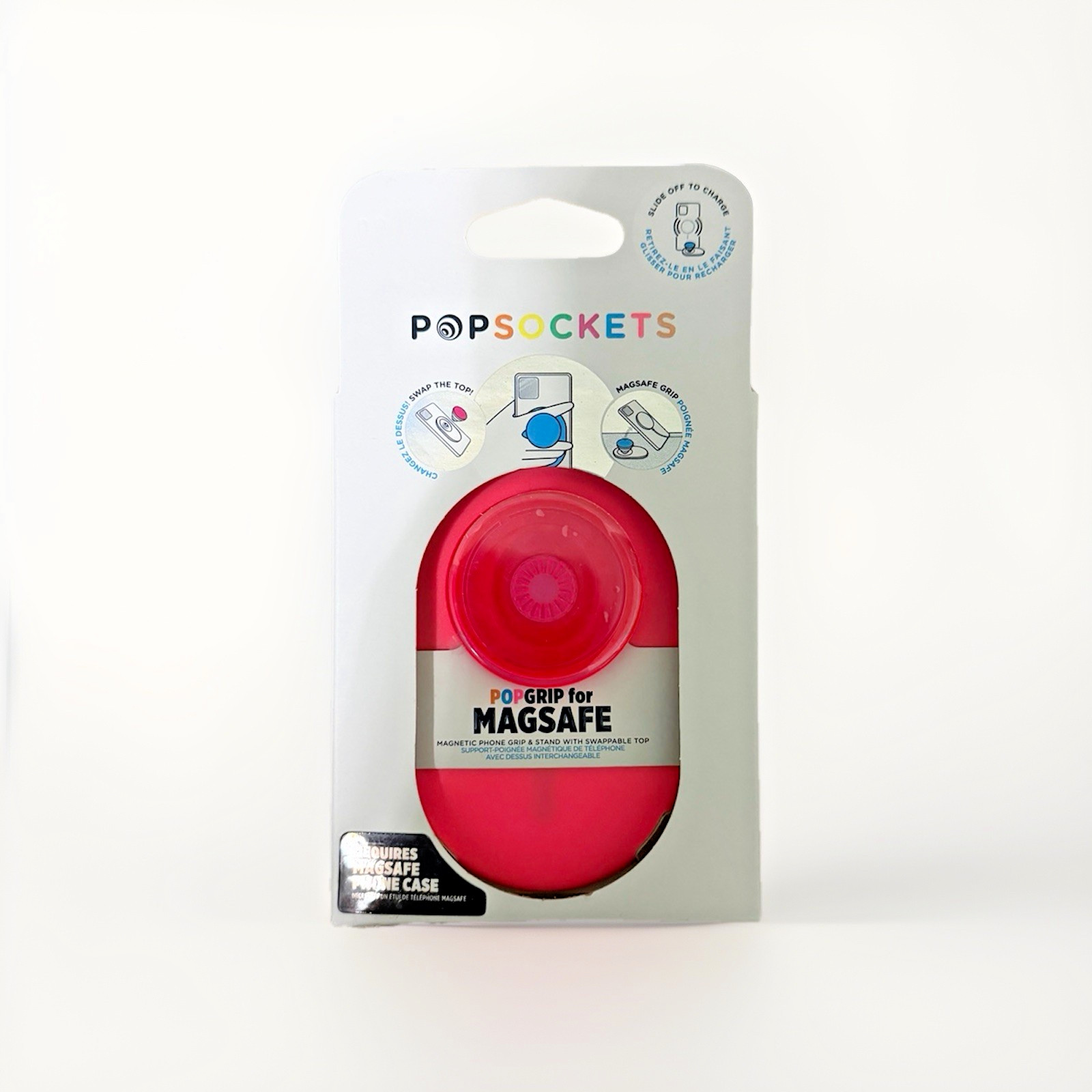 PopSockets PopGrip for MagSafe - Neon Pink