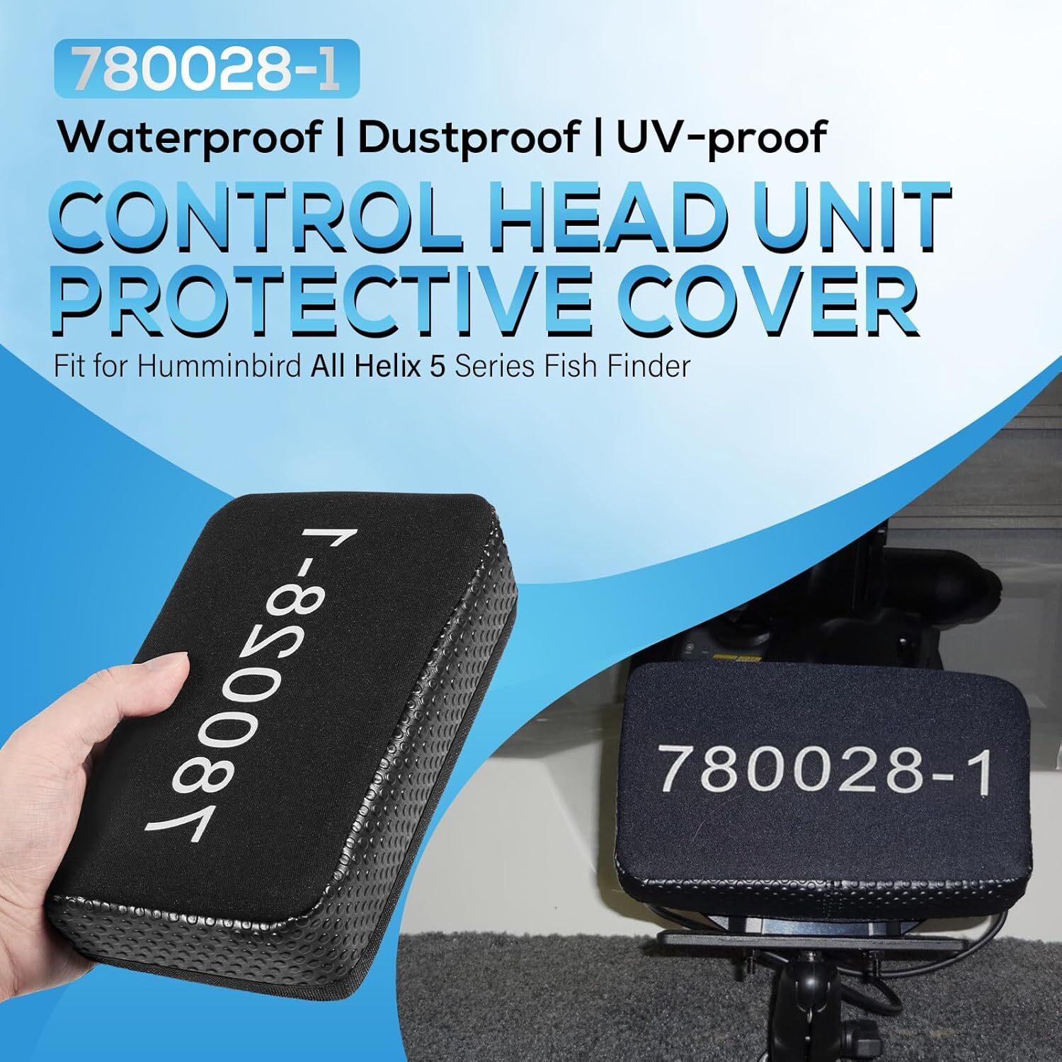for Humminbird Helix 5 Fish Finder UC H5 Unit Neoprene Protective Cover 780028-1