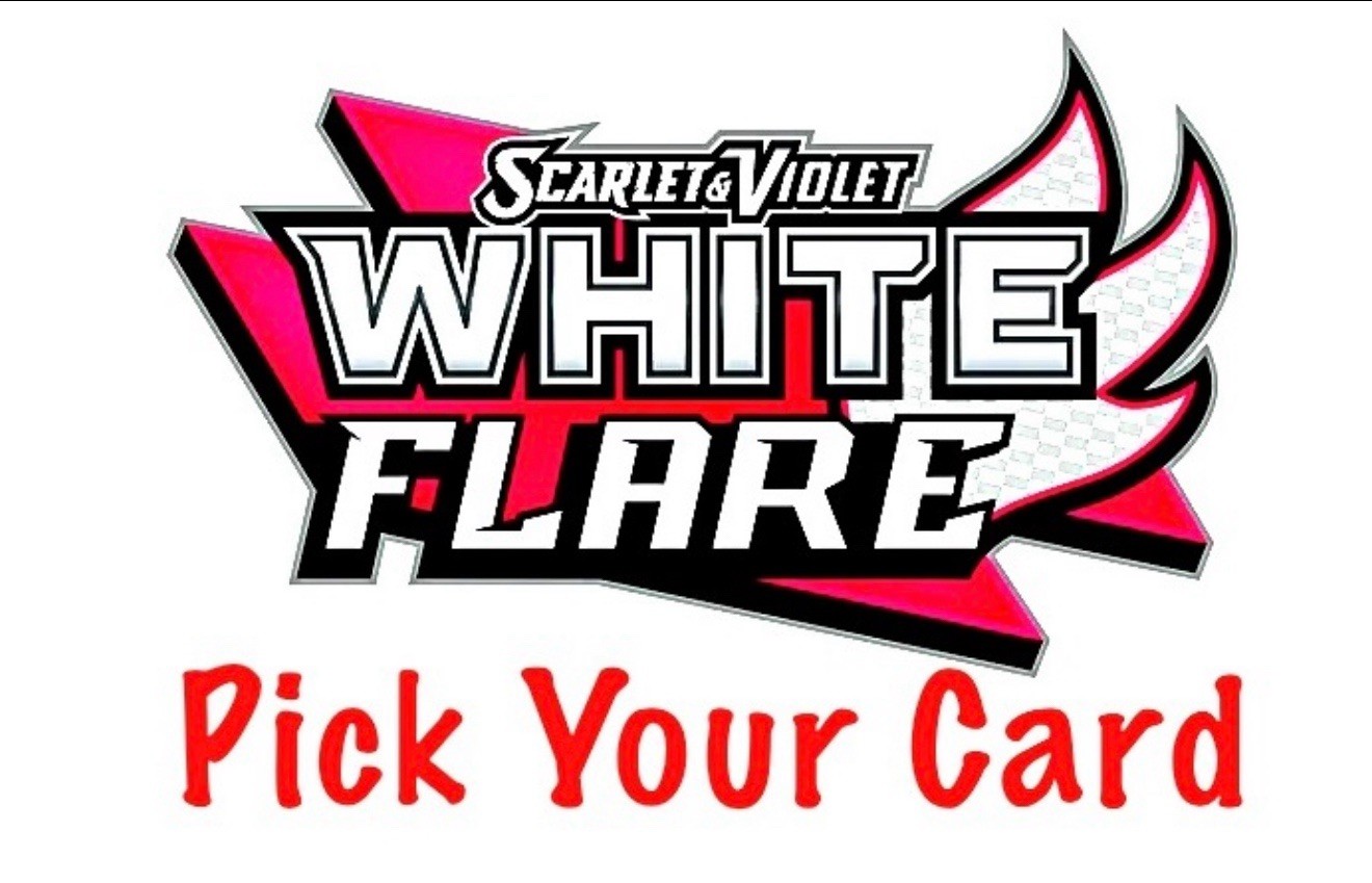 Pokemon White Flare-Pick your card - Reverse Holo, Common Pokeball & Masterball