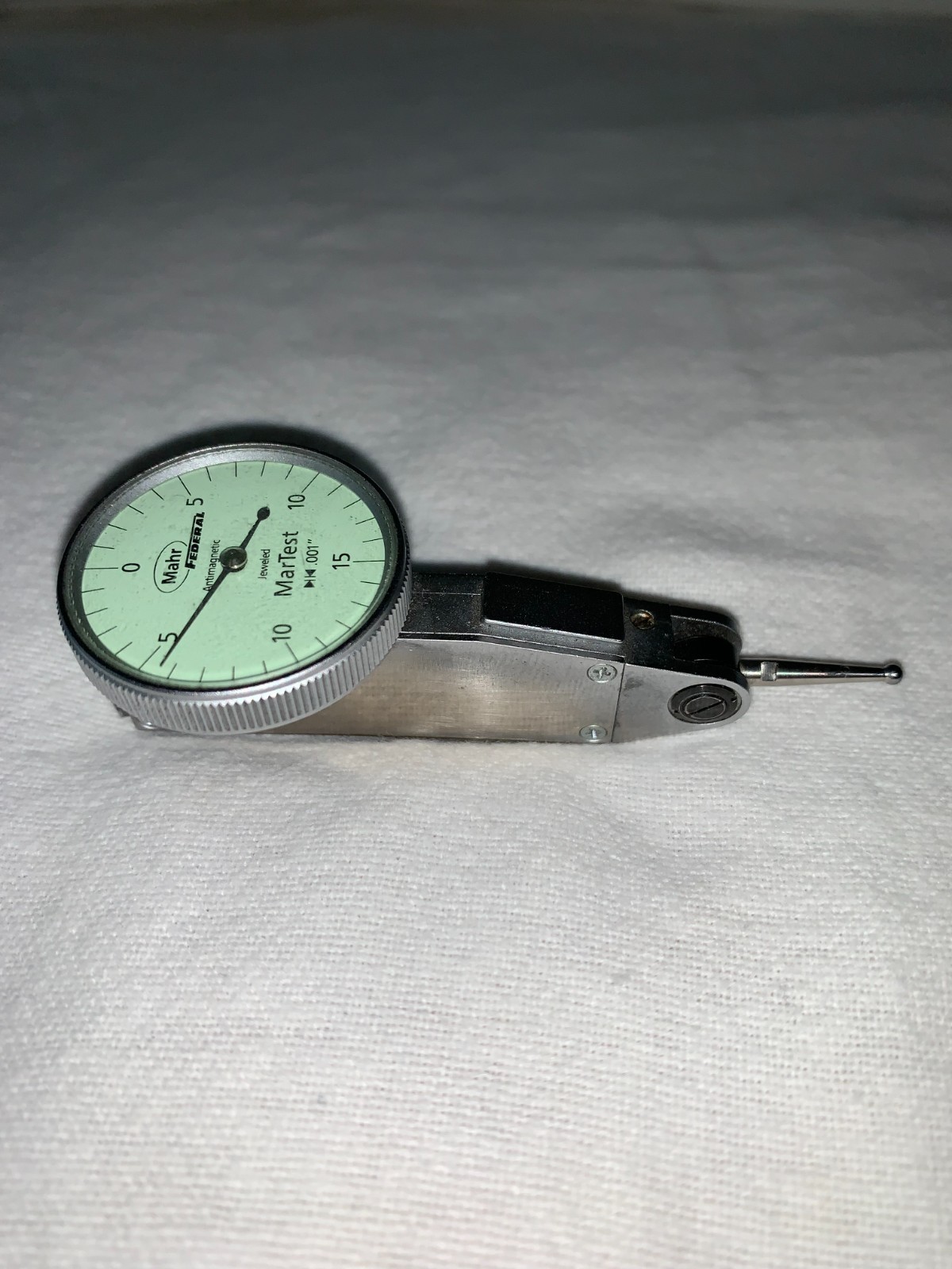 Martest Dial Test Indicator, ±.015" Range, .001" Graduation
