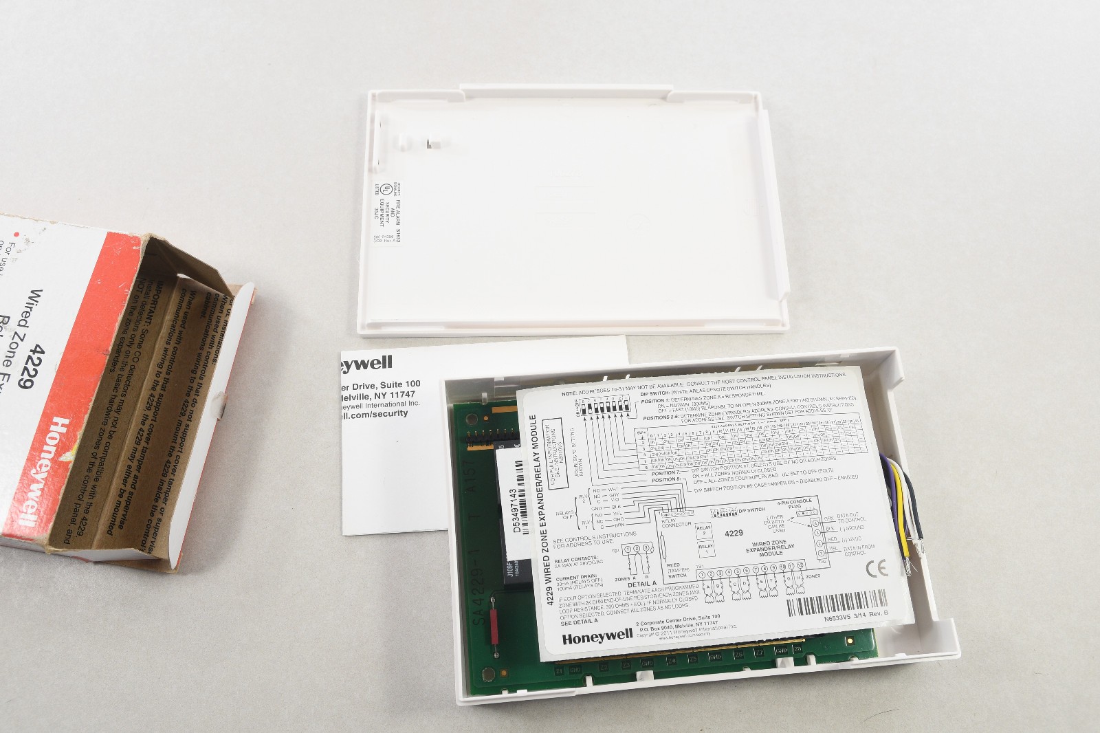 Honeywell 4229 Wired Zone Expander/Relay Module New Open Box