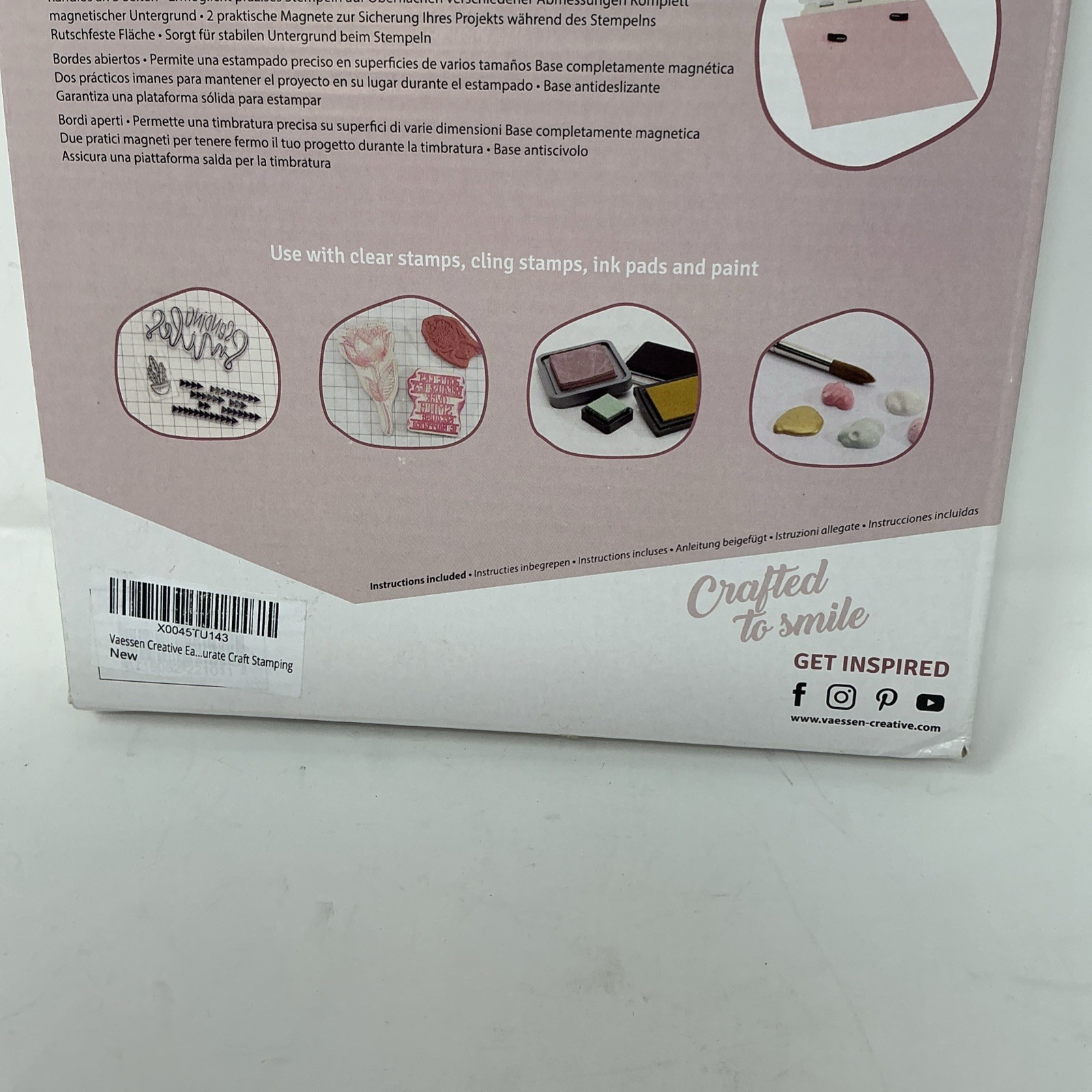 Vaessen Creative Stamp Easy+ Stamp Platform refCr40 New