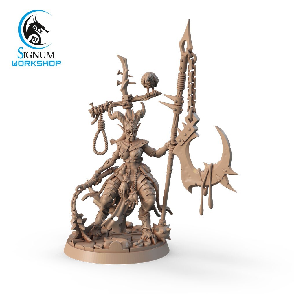 Kemesh - Tiefling Demon Torturer -  Signum Games - Fantasy Dungeons and Dragons