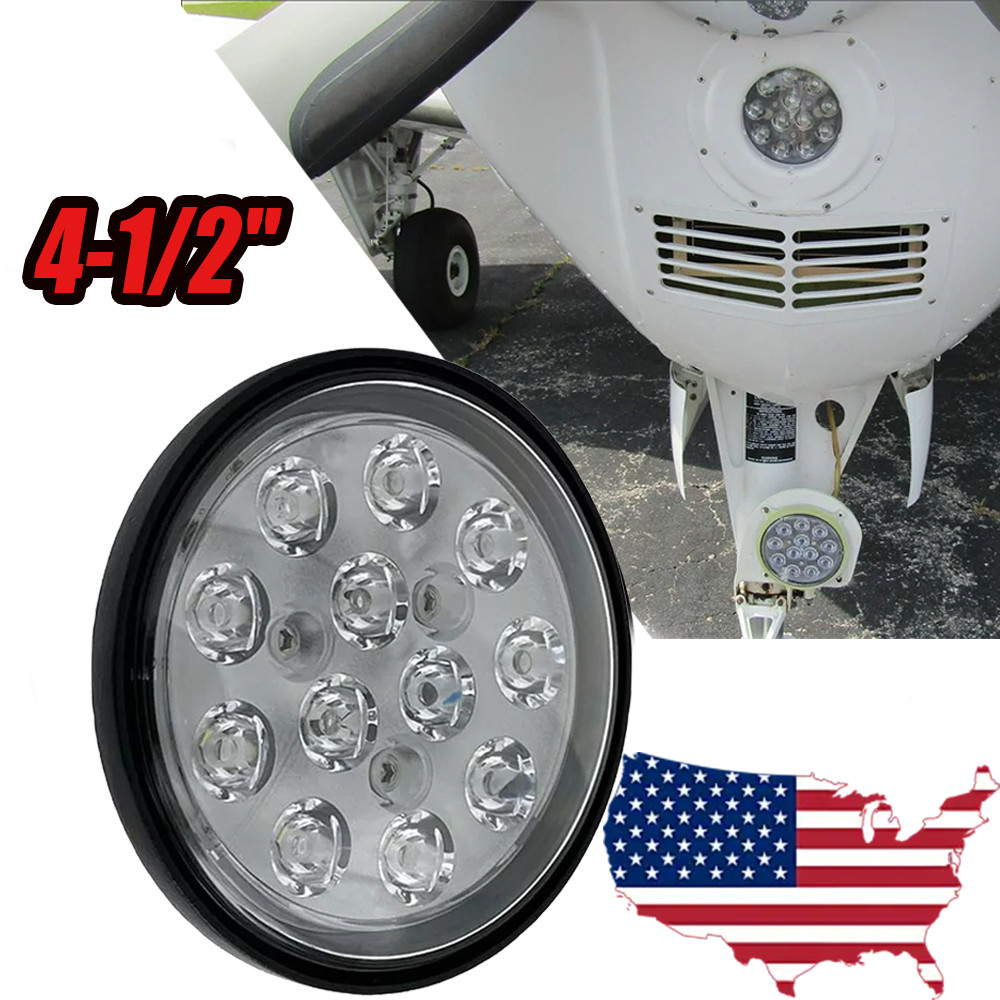 4.5" Round Spot LED Conversion Headlight Bulb 6000K Off-road Tractors 4X4