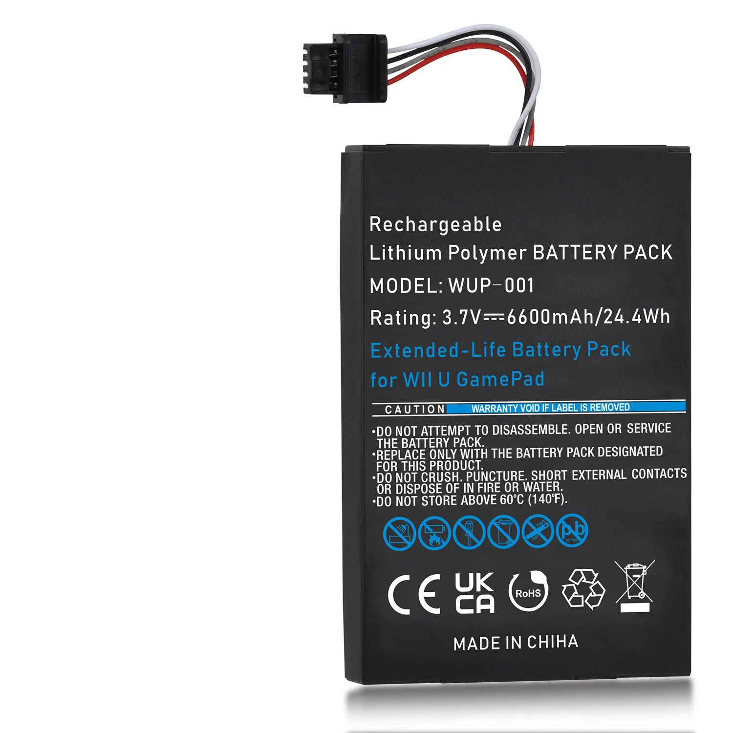 For Nintendo Wii U Gamepad Extended 3600mAh 3.7V Replacement Battery + Tool