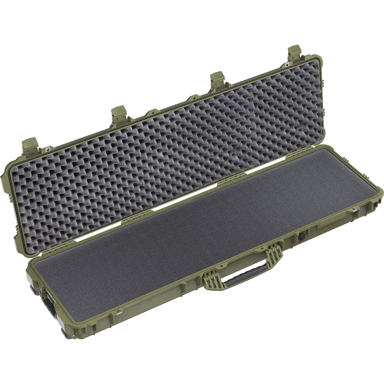 OD Green Pelican 1750 case with foam.