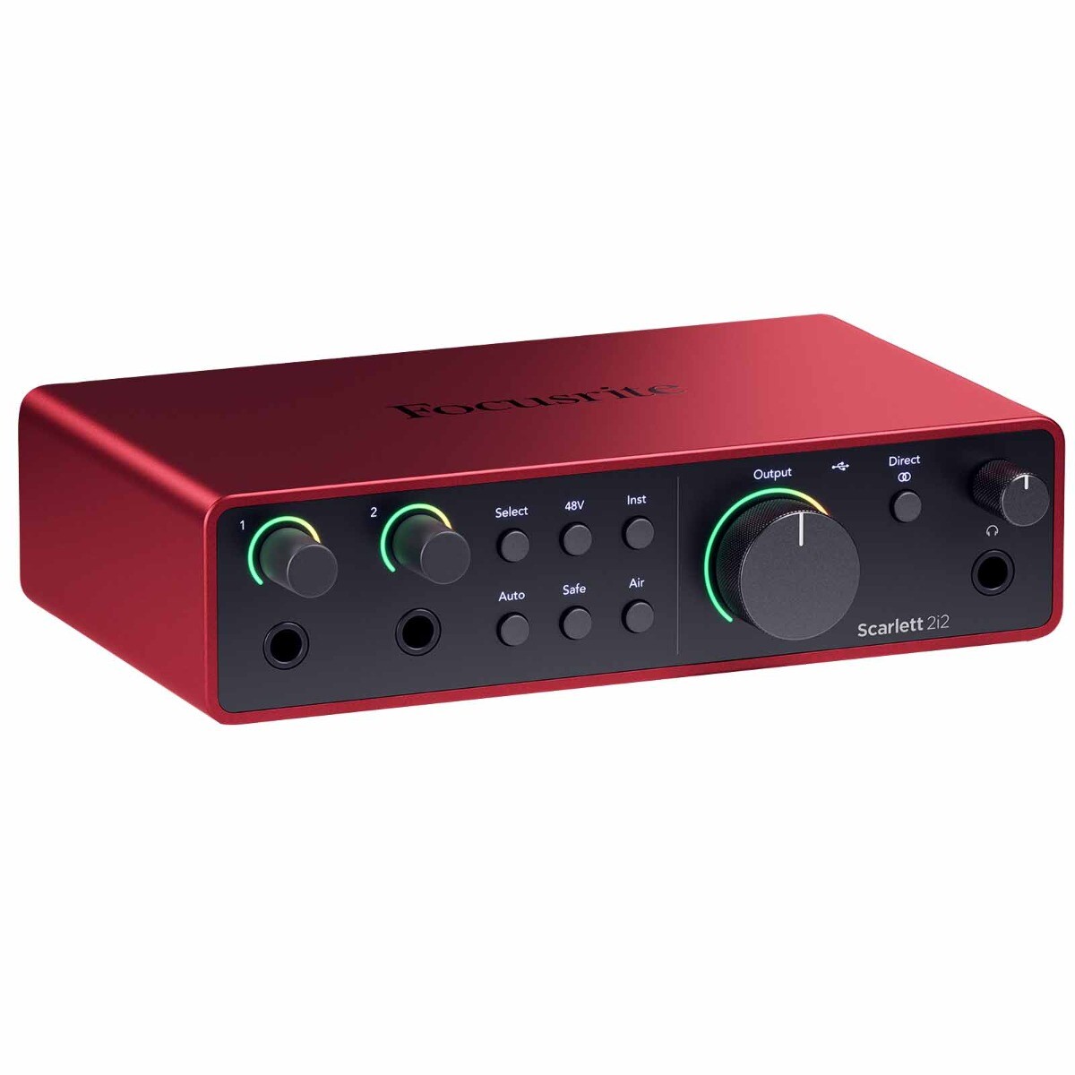 Focusrite Scarlett 2i2 Studio 4th Gen 2-in 2-out USB Audio Interface w Microp...
