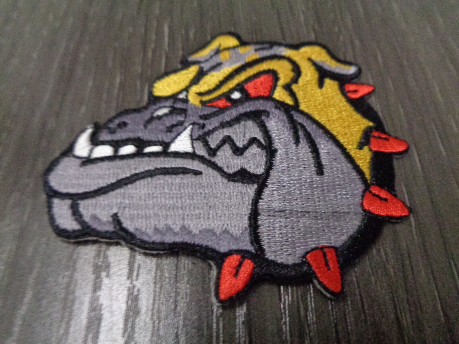 USMC BULL DOG CHESTY PATCH MARINE CORPS DEVIL DOGS GROWLING