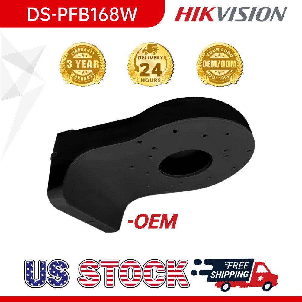 Wall Mounting Bracket Black DS-PFB168W For  Dome IP Cameras +Turret Camera