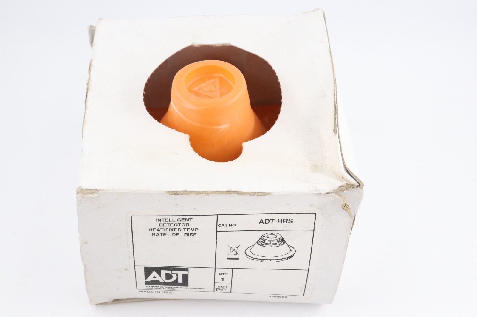 TYCO ADT-HRS INTELLIGENT HEAT/FIXED TEMPERATURE, RATE-OF-RISE DETECTOR
