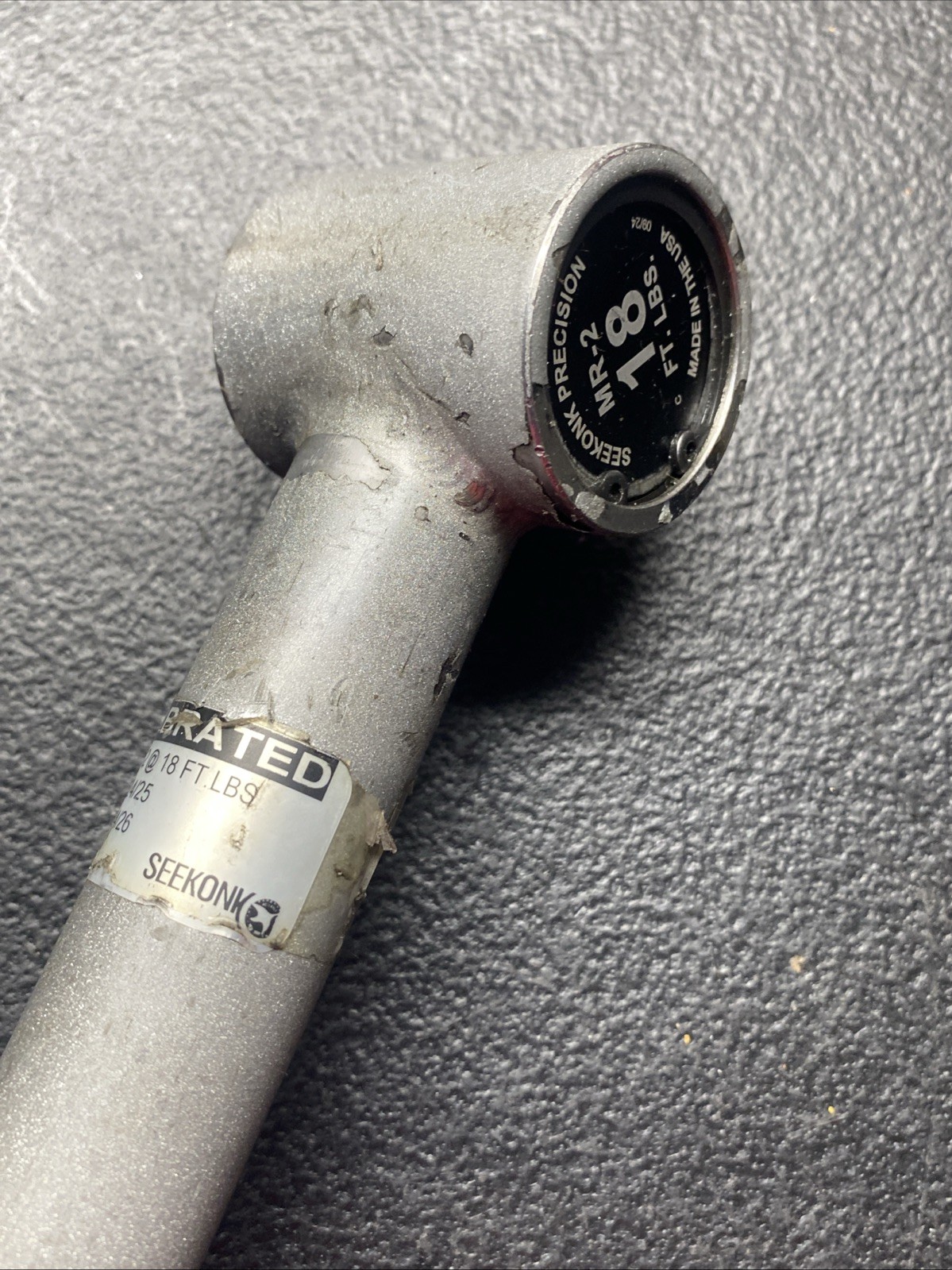 SEEKONK MR-2 PRE SET SLIP TORQUE WRENCH 3/8" DRIVE 18 FT. LBS.