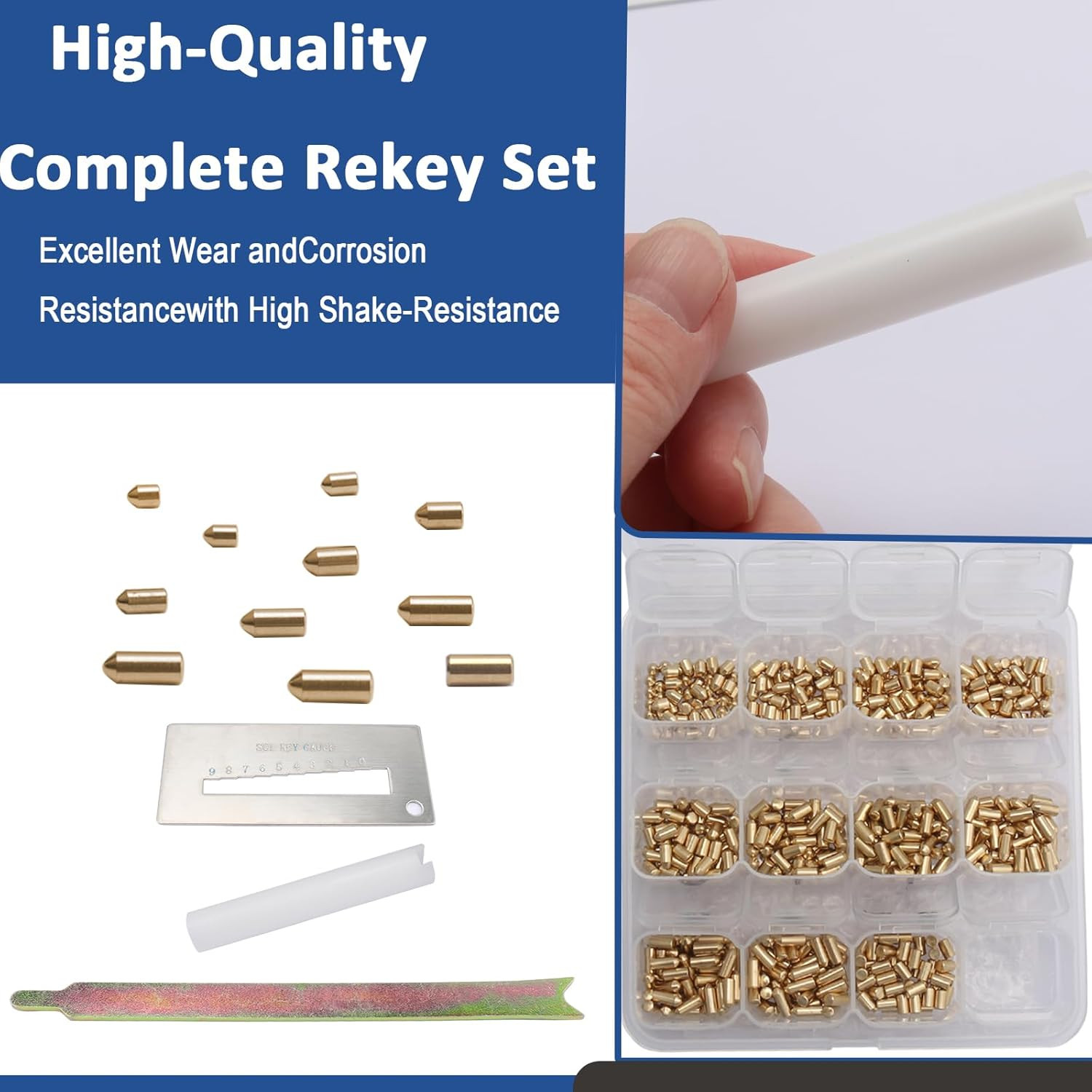 SC1/SC4 Keyway Re-Key Kit for Schlage Locks - DIY Home Security Solution