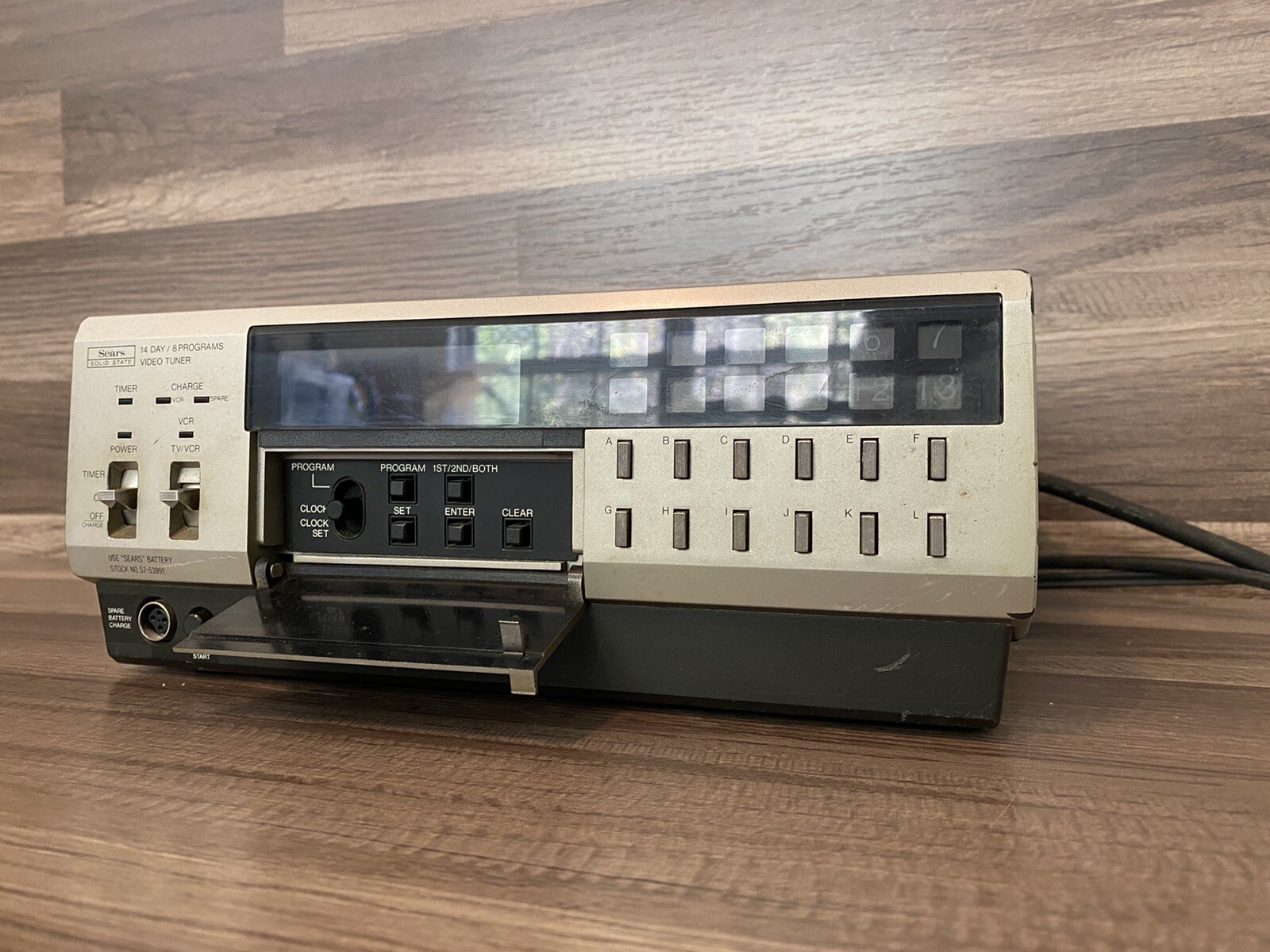 Sears Solid State 14 Day / 8 Program Video Tuner 57-53991 Vintage (Fully Tested)