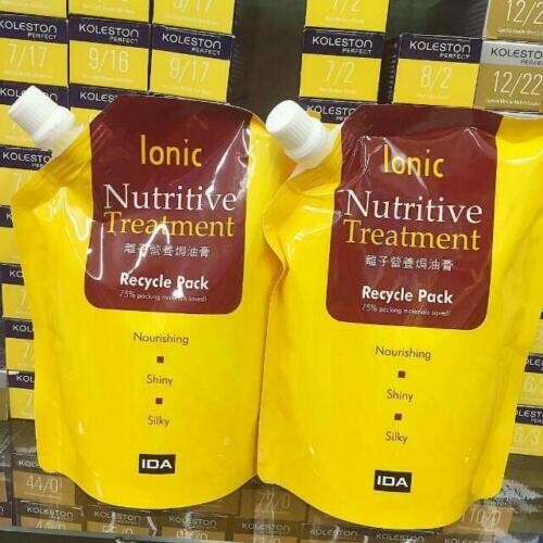 2 x IDA IONIC NUTRITIVE HAIR TREATMENT 500ml