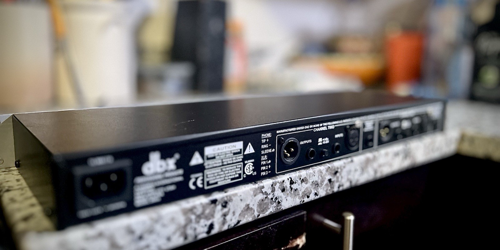 dbx Compressor Limiter Gate Vintage Stereo Professional Analog Processor Tested