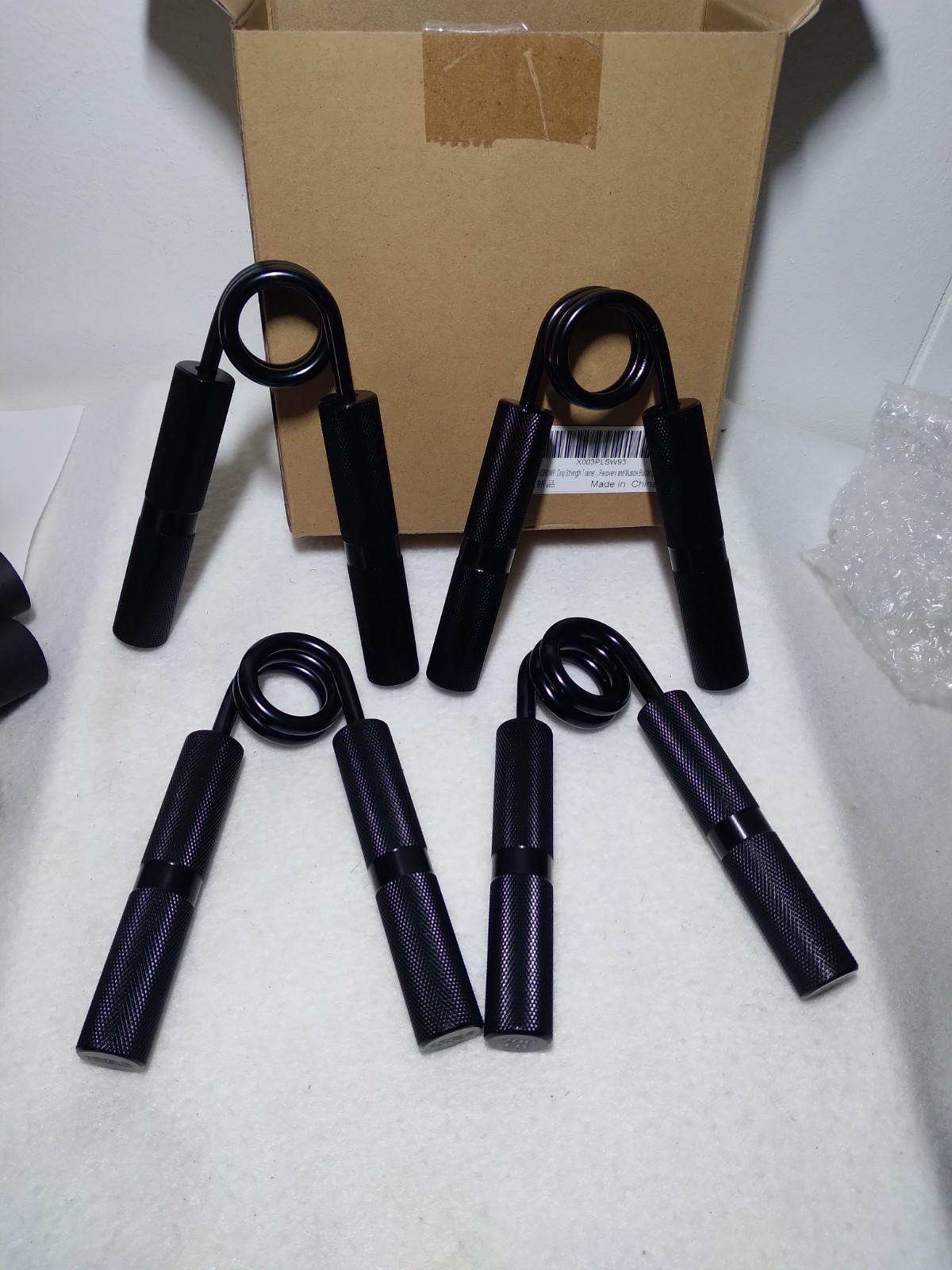 HORUMP Grip Strength Trainer Set, 50,100,150 & 200LB (4 Pack) Hand Strength New