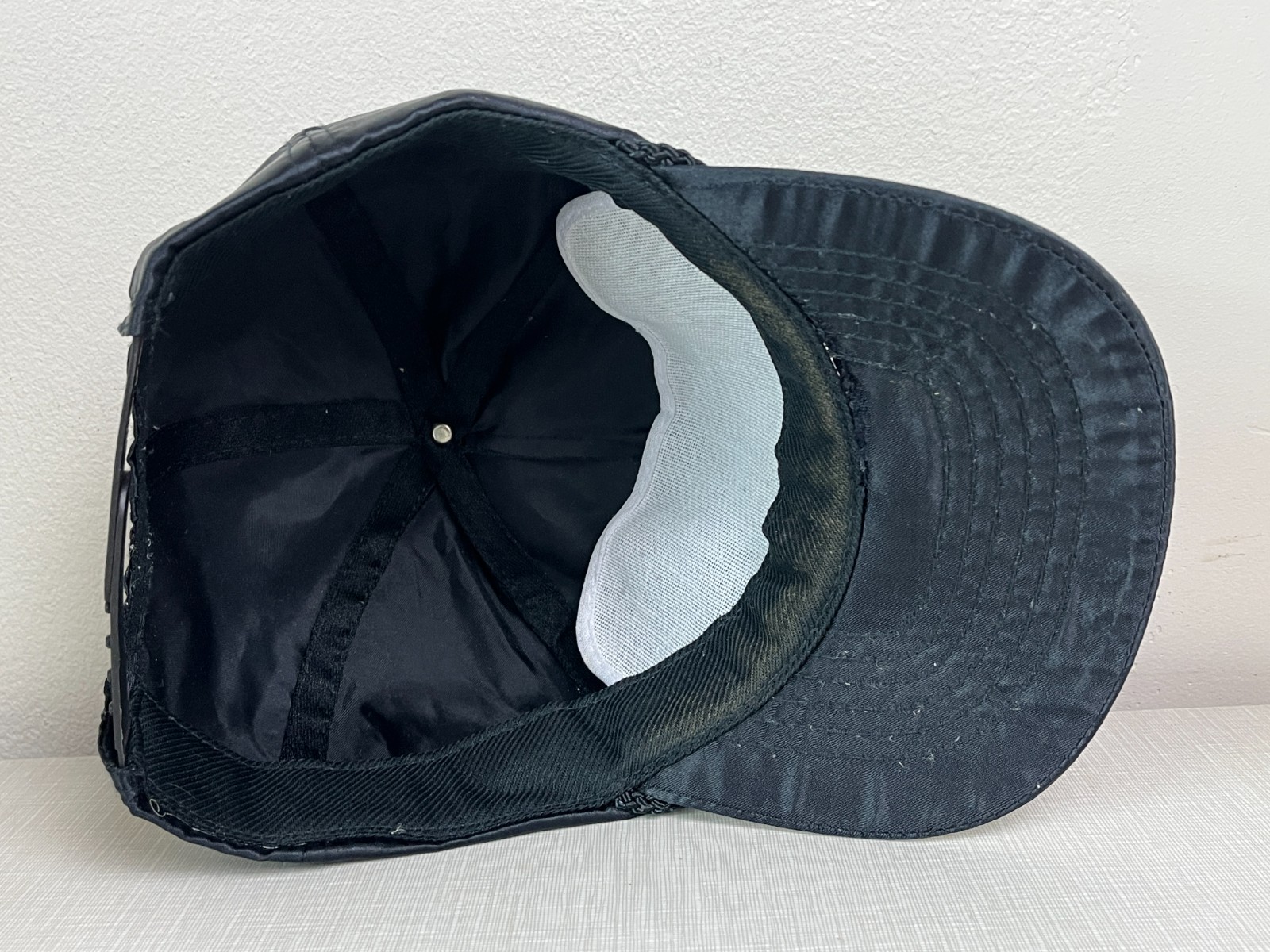 Vintage embroidered eagle Harley Davidson Iron on patch snapback hat cap satin