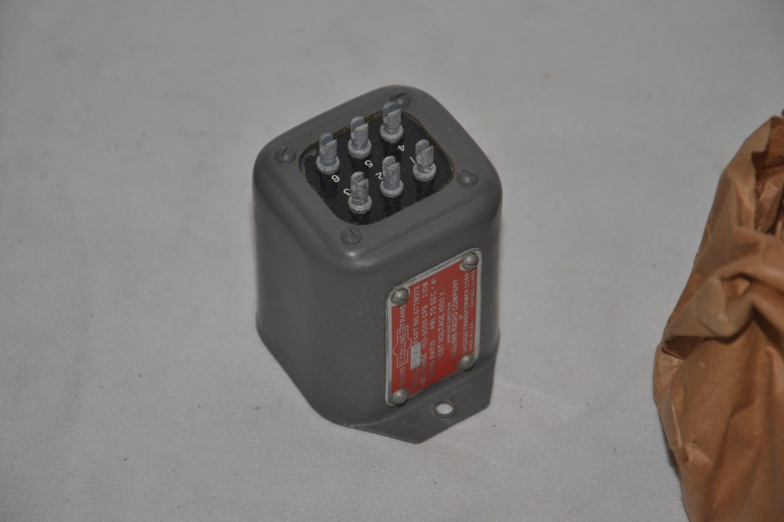Collins 677N213 Microphone Ham Radio transformer
