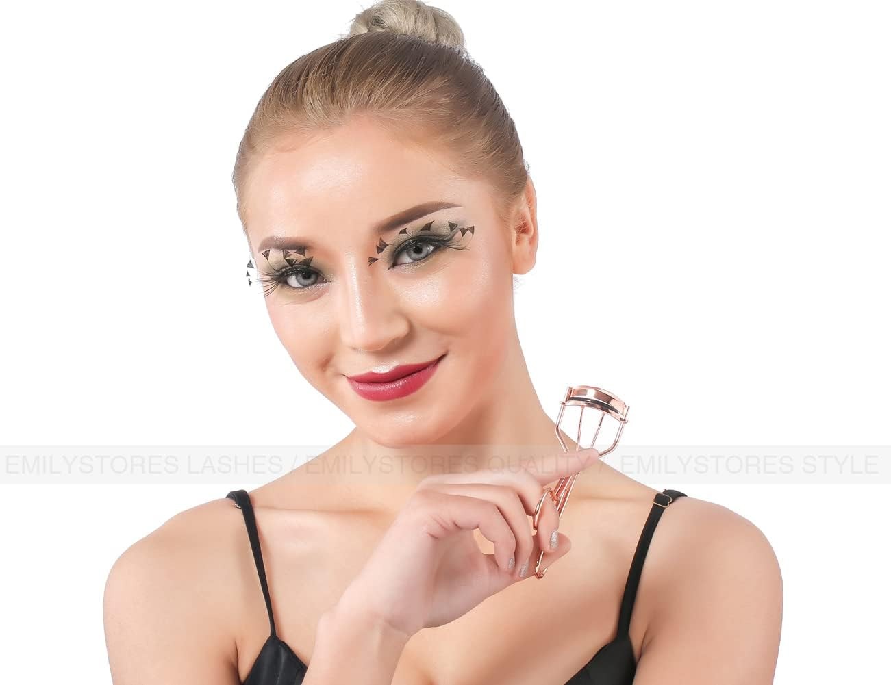 Professional Makeup Tool for Eyelashes with 2 Replacement Silicone Refill Pads