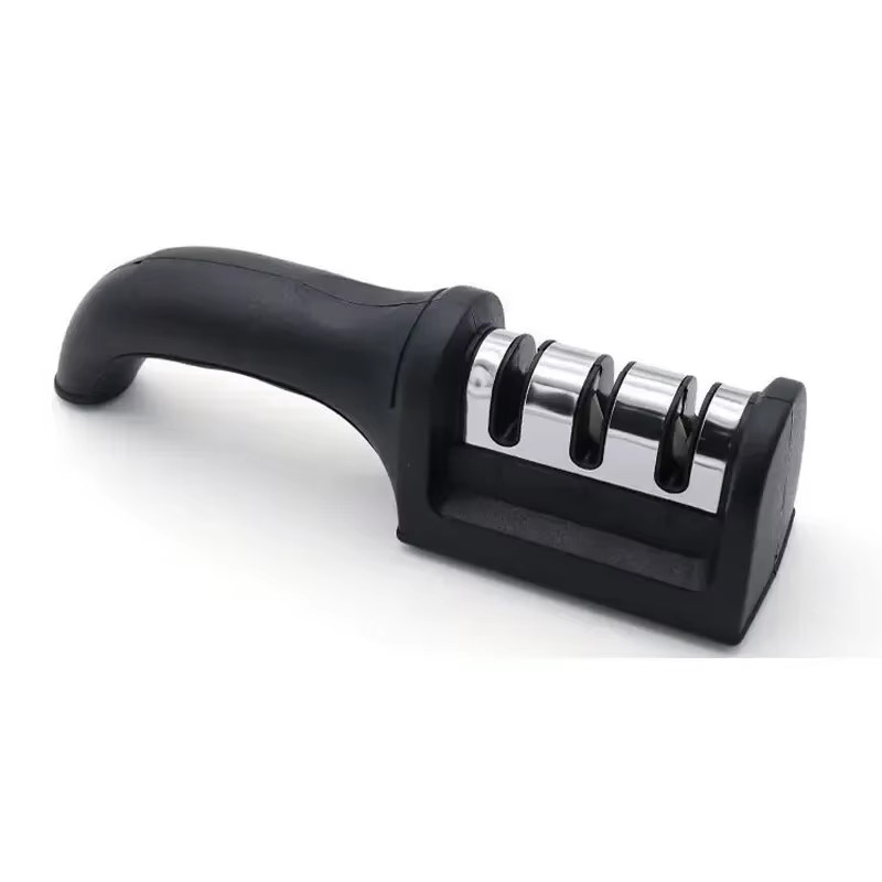 3-Segment Knife Sharpener Knife Sharpeners for Kitchen Knives Stainless Steel Th