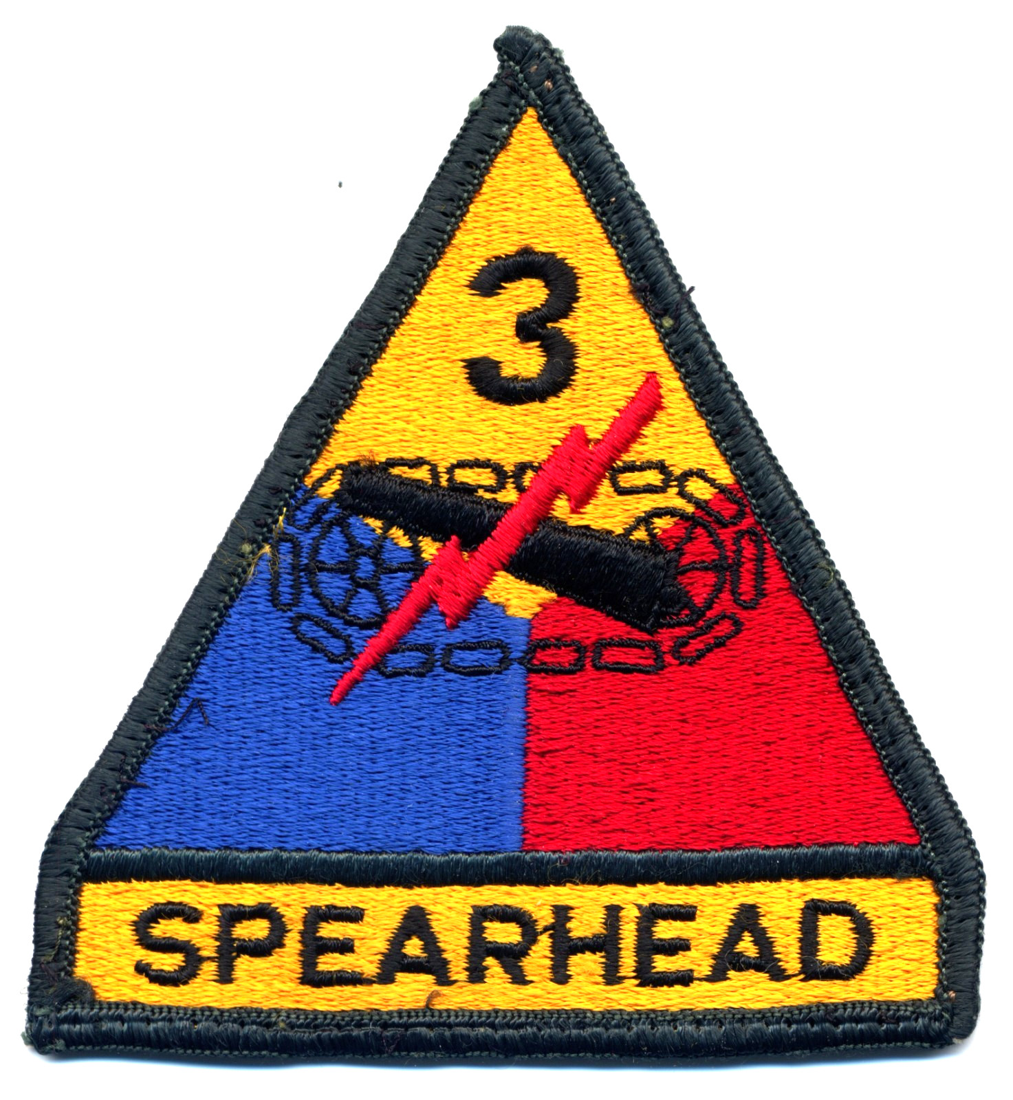 US Army Shoulder Patch -  3rd Armored Division V3