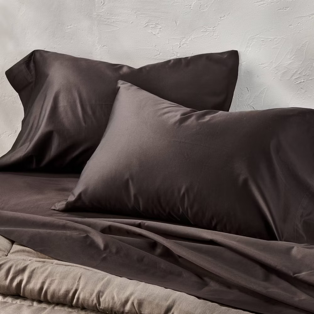 600 Thread Count Sateen Pillowcases - Casaluna