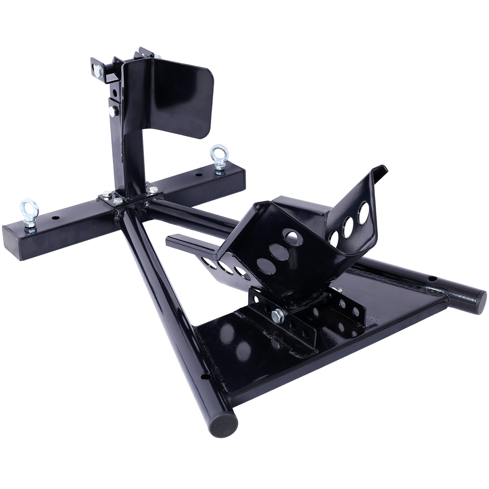 Motorcycle Front Tire Chock, for 17"-21" Wheels Locking Adjusting Stand