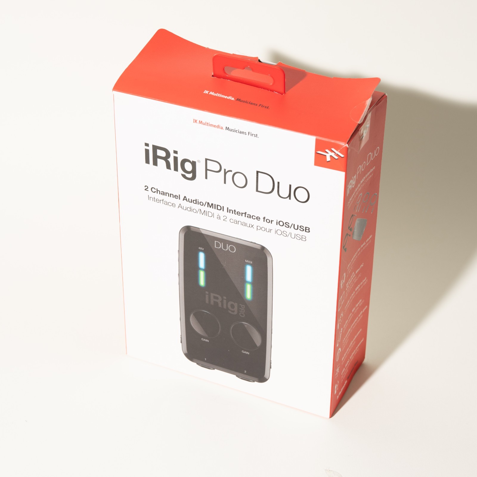 IK Multimedia iRig Pro Duo I/O 2-Channel Audio and MIDI Interface for iOS/MAC/PC