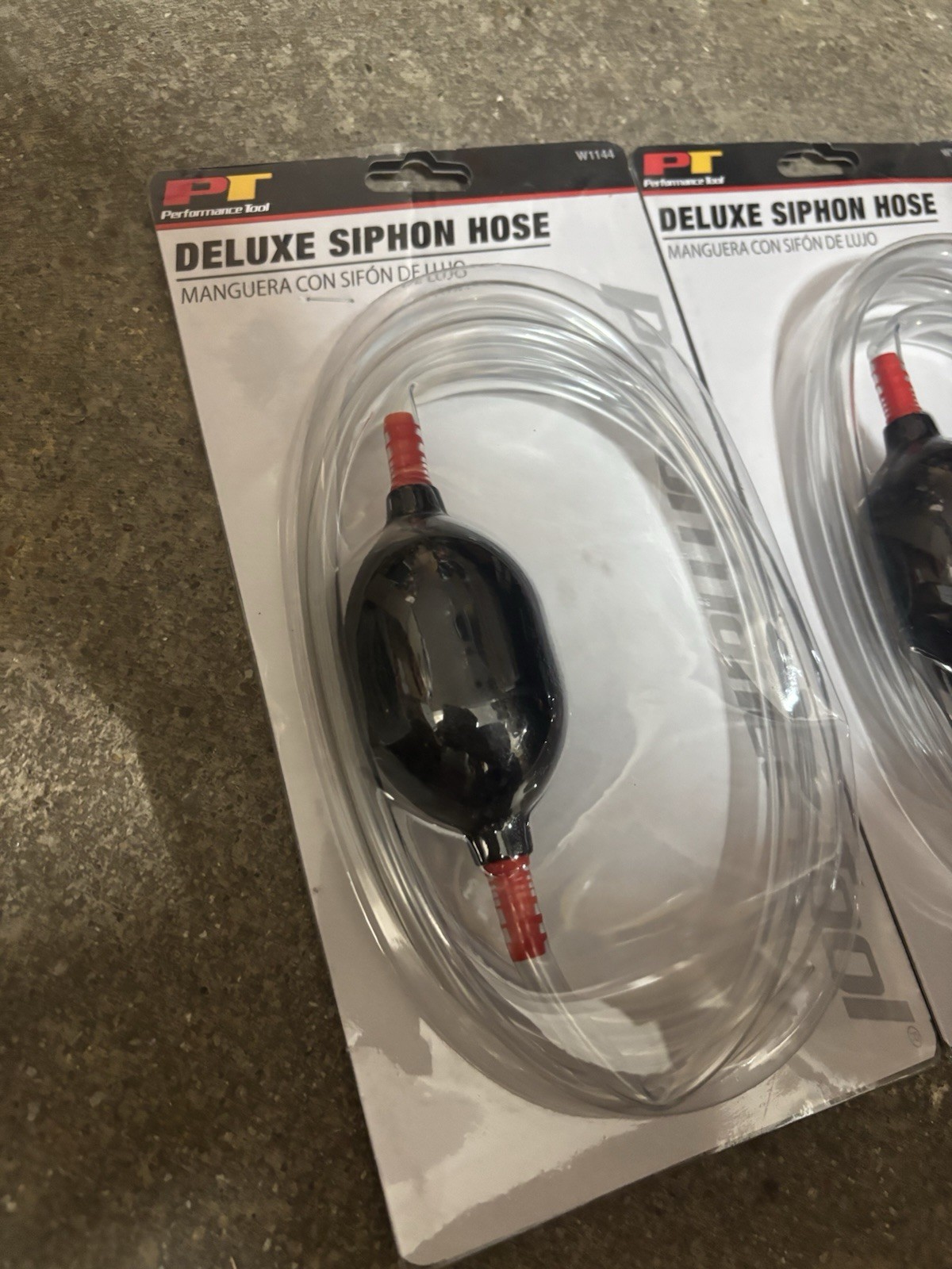 Performance Tool Deluxe Siphon Hose, 6ft.L, Model# W1144, 2 Pack