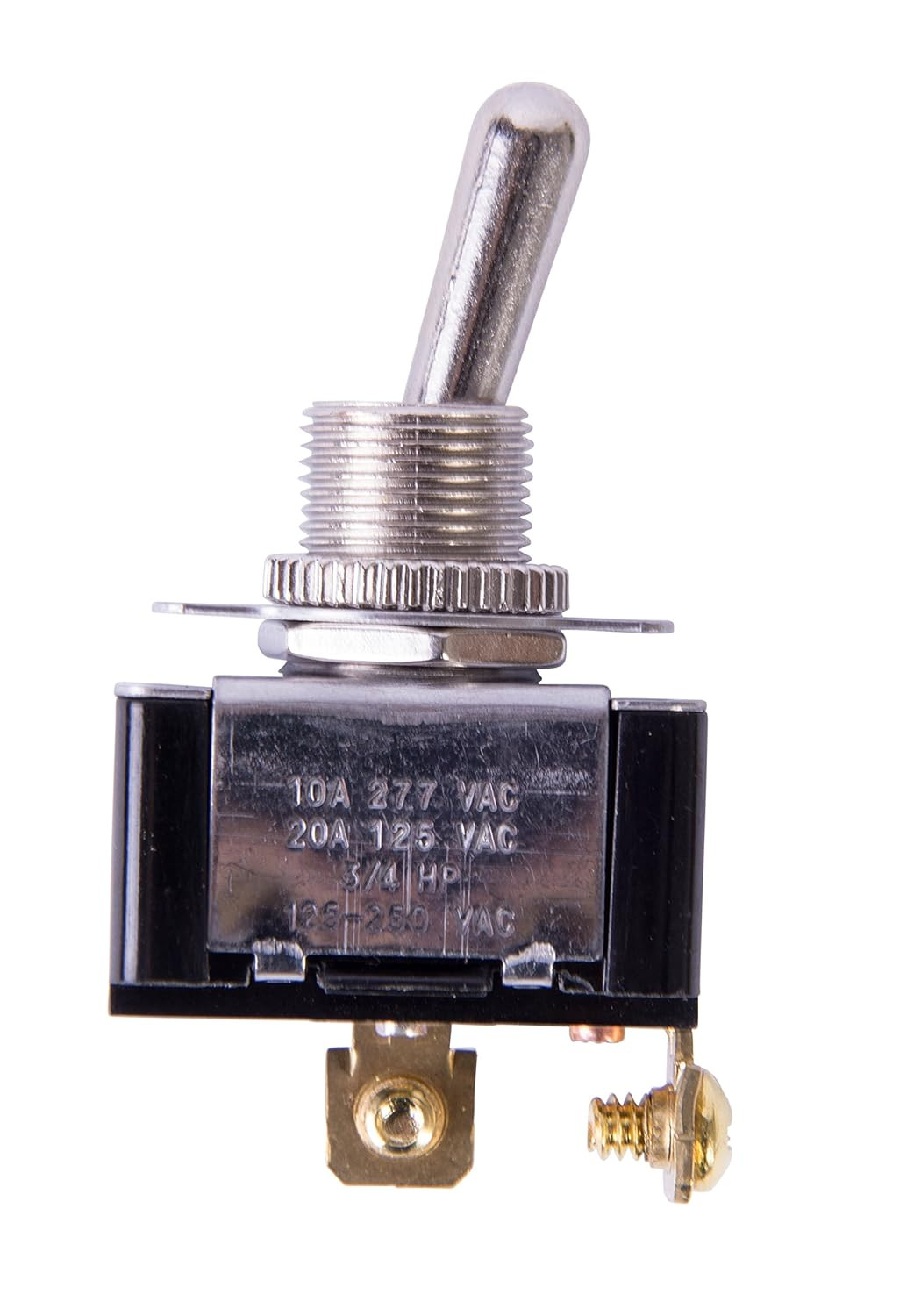 Gardner Bender GSW-11 Heavy-Duty Electrical Toggle Switch, SPST, ON-OFF, ¾ HP