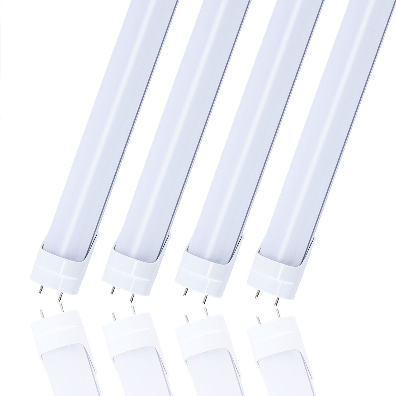 T8 T12 4FT LED Type B Light Bulbs, 22W 5000K Daylight, 2400LM, Bypass Ballast