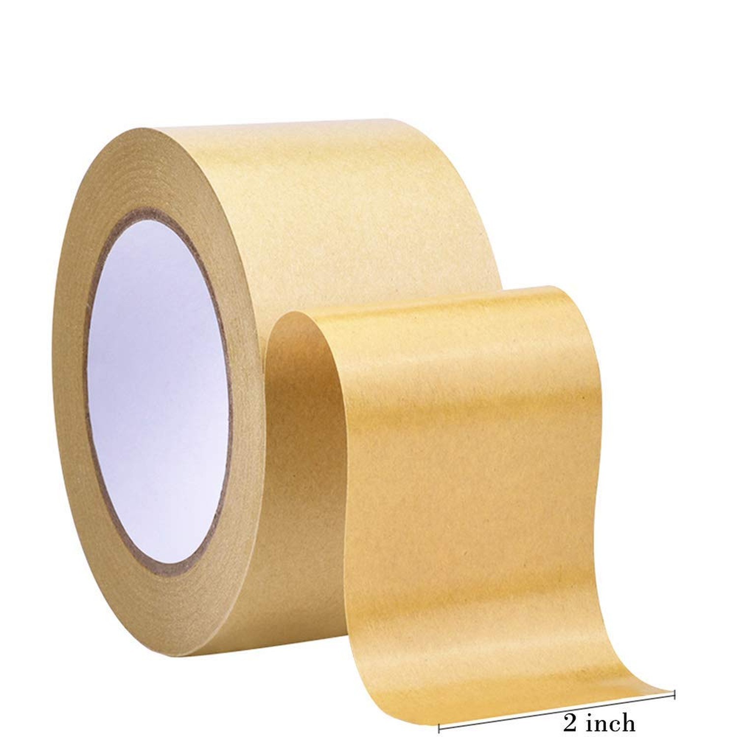 Self Adhesive Picture Frame Backing Tape 2'' Wide X 55 Yd Rolls Kraft Paper Pack