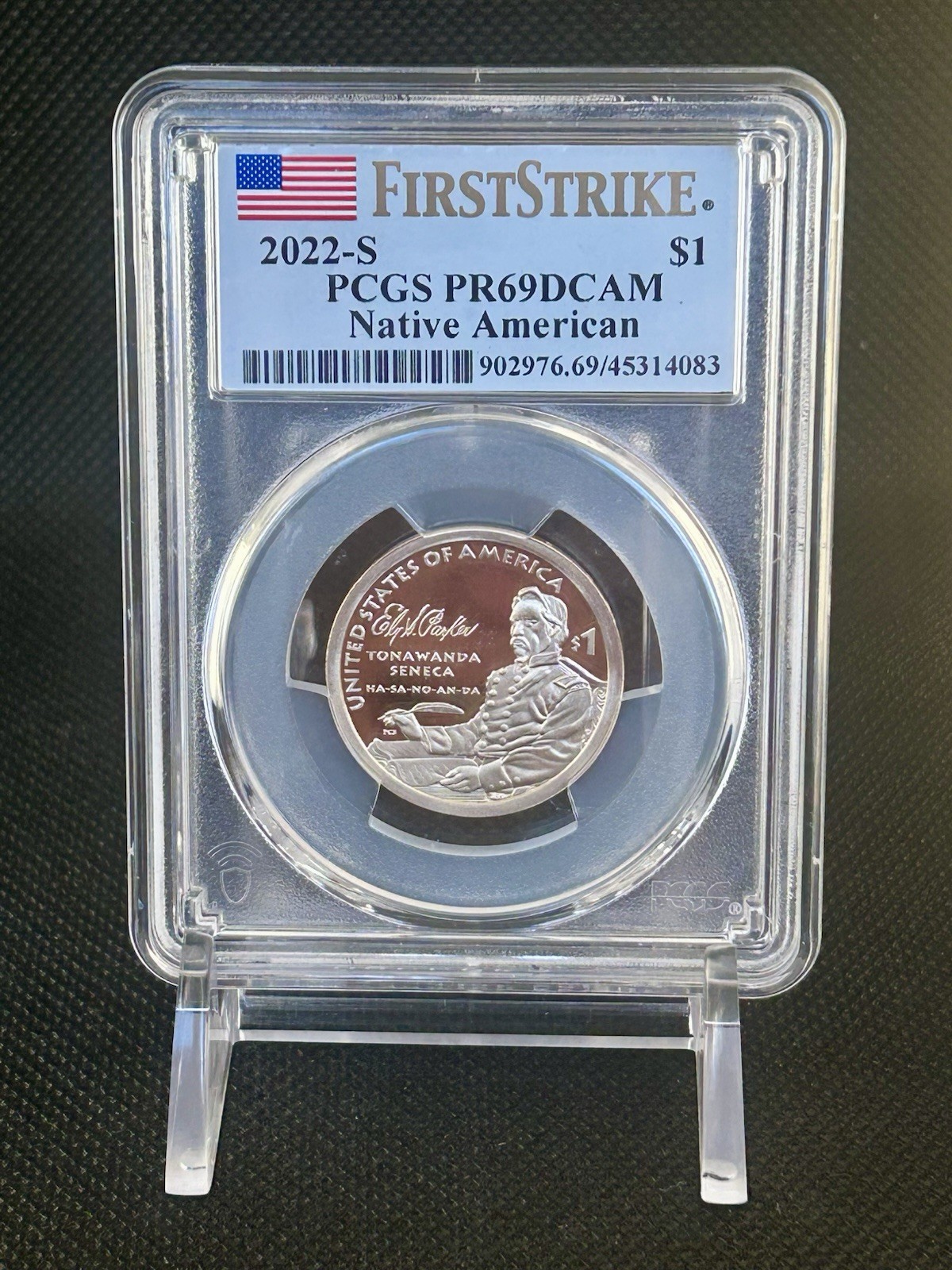 2022 - S Native American Dollar - Sacagawea - PCGS PR69DCAM - First Strike