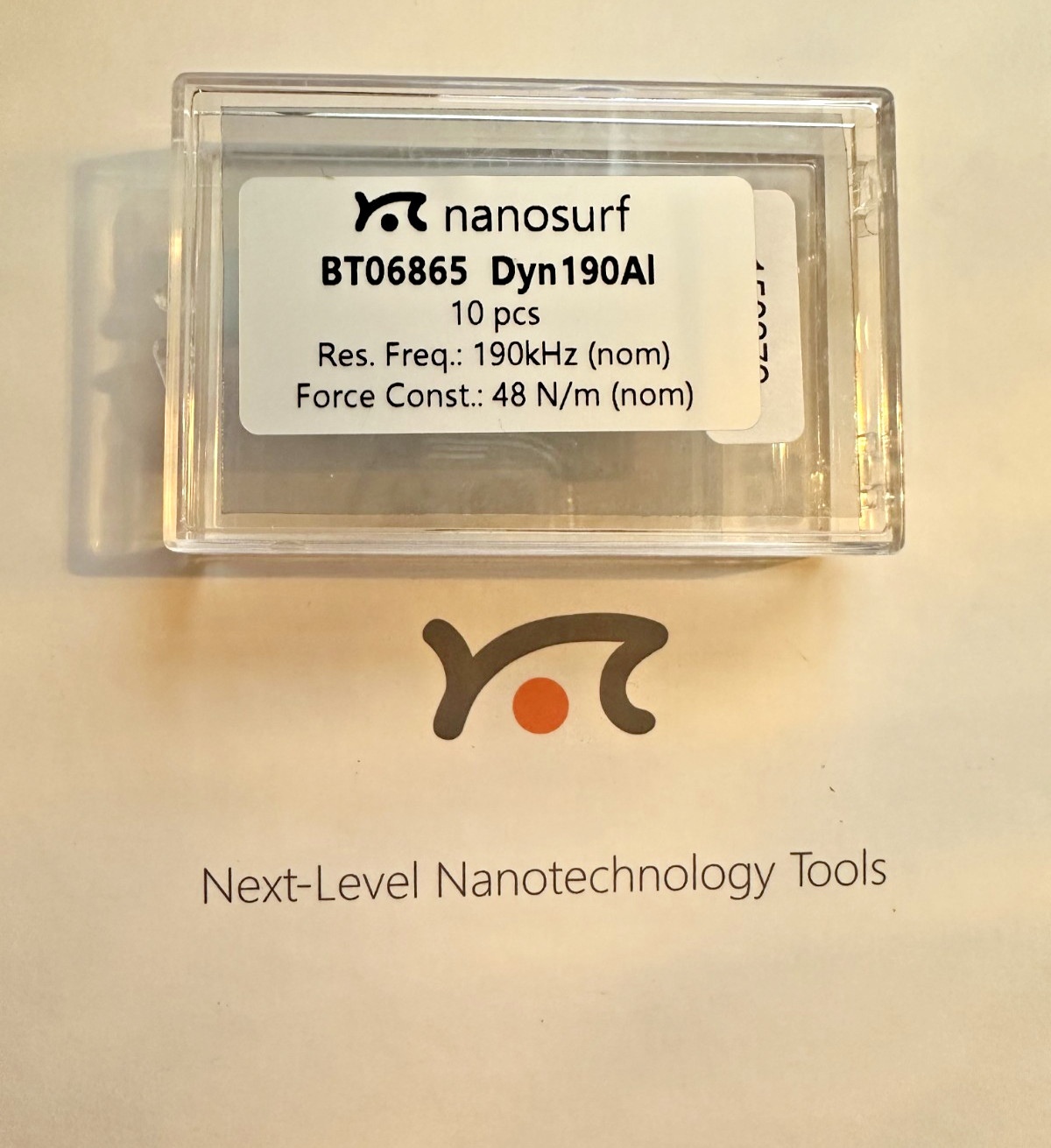 Genuine Nanosurf BT06865 Dyn190Al AFM Cantilever Probes (10 pcs)