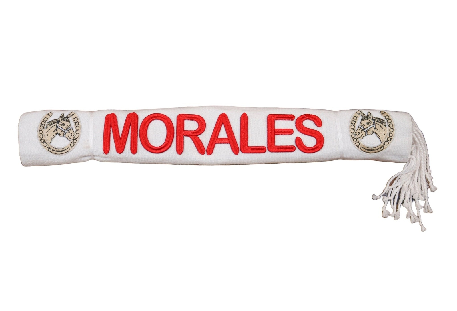 White Charro Saddle Morales Sarape Lienzo