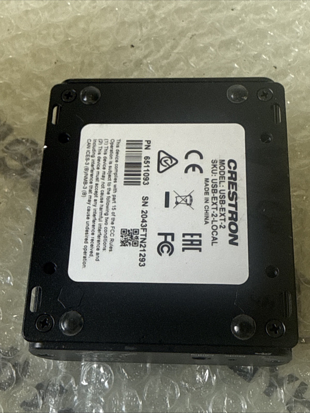 Crestron USB-EXT-2-LOCAL USB over Category Cable Extender