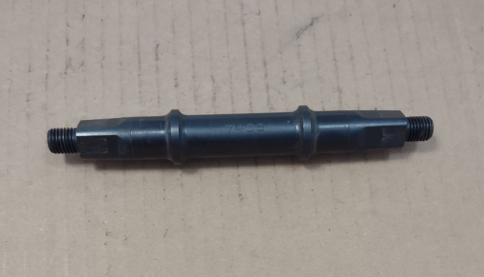 Bottom Bracket Axle 3S Spindle Square Taper 124.5 mm Vintage Bike