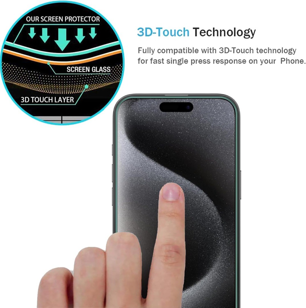 2Pack Gorilla Tempered Glass Screen Protector For iPhone 17e 17 16 15 Pro Max