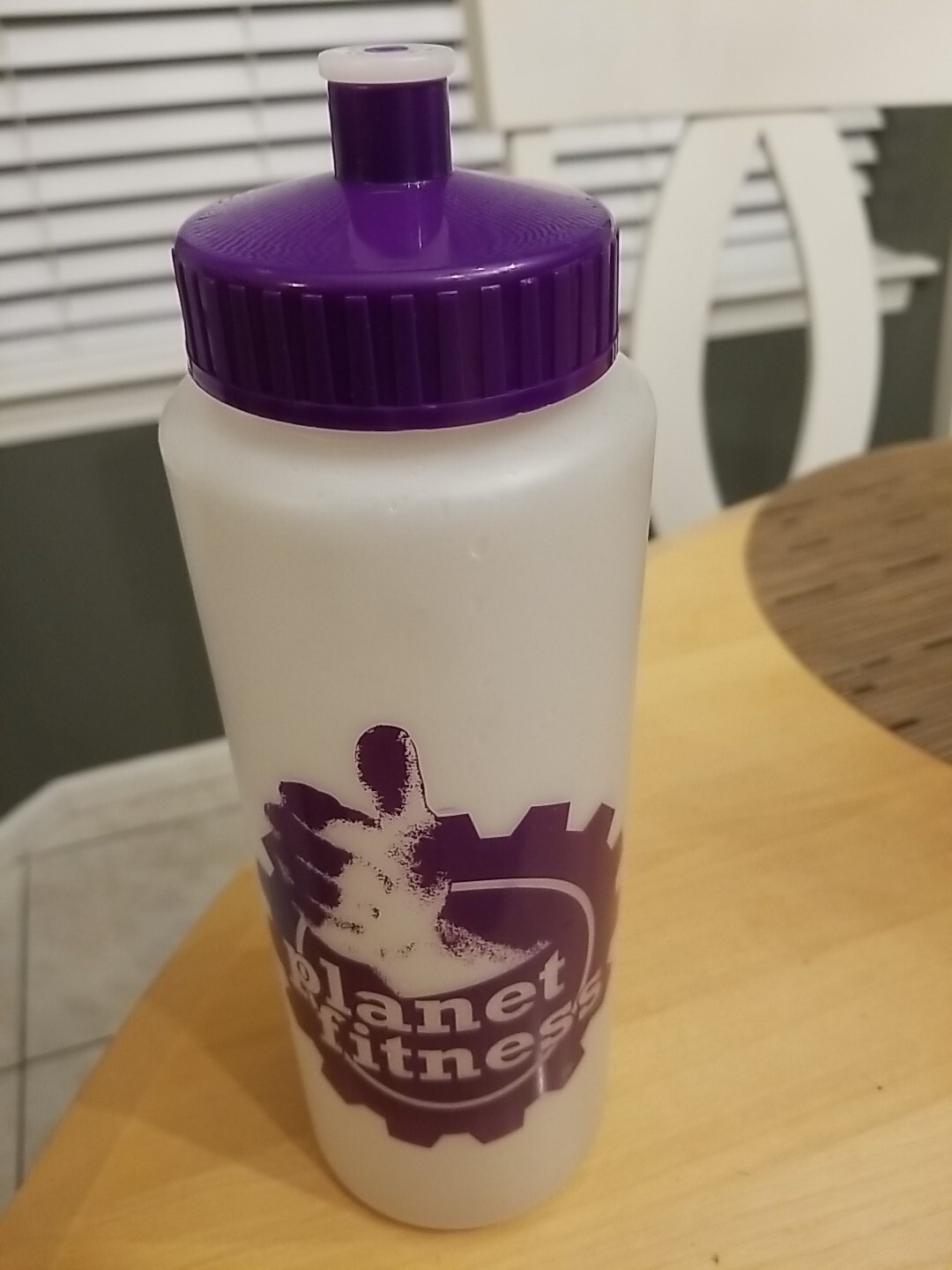 Planet Fitness Water Bottle 32oz Purple BPA Free Garyline Made in USA