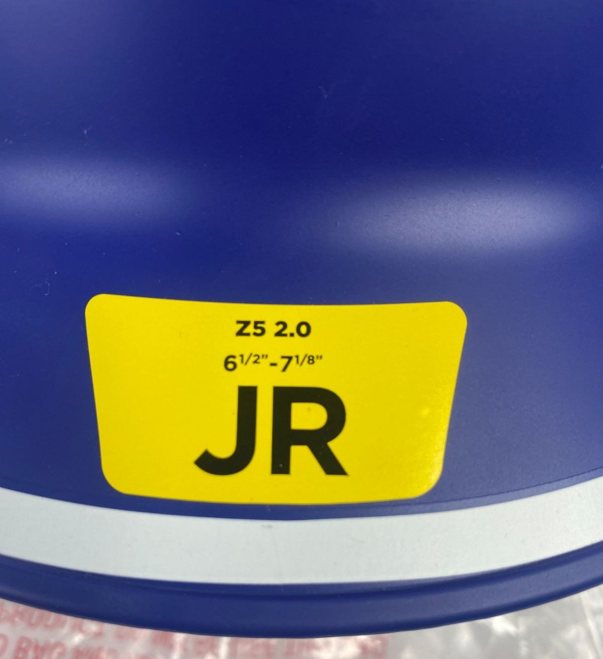 Easton Z5 2.0 Matte Two-Tone Blue Junior Batting Helmet